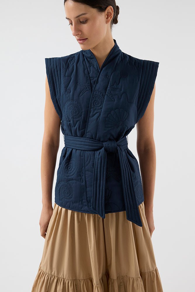 Luca Quilted Vest from BIRD & KNOLL at Edito boutique