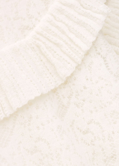 Lucas Lace Sweater in Ecru from BA&SH at Edito boutique