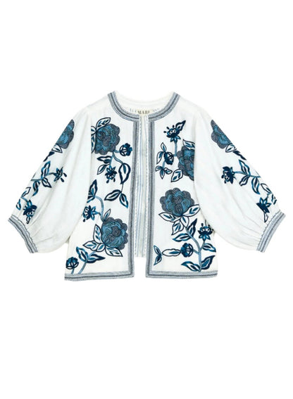 Lucia Jacket in Blue from M.A.B.E at Edito boutique