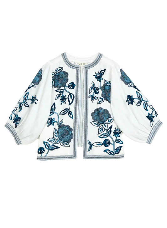 Lucia Jacket in Blue from M.A.B.E at Edito boutique
