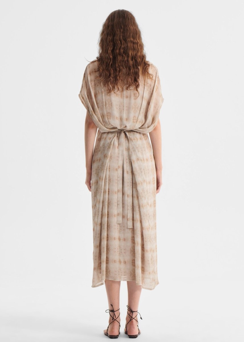 Lucille Tie Dress in Print from MORRISON at Edito boutique