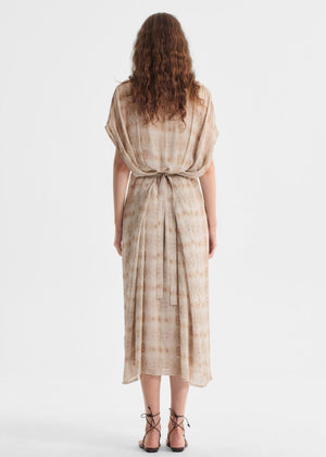 Lucille Tie Dress in Print from MORRISON at Edito boutique