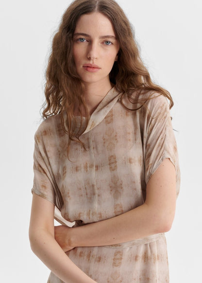 Lucille Tie Dress in Print from MORRISON at Edito boutique