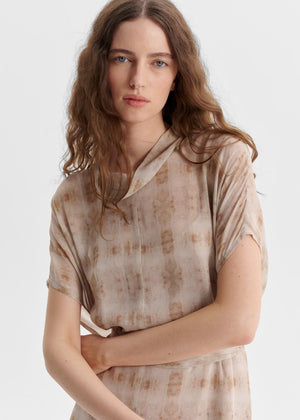 Lucille Tie Dress in Print from MORRISON at Edito boutique