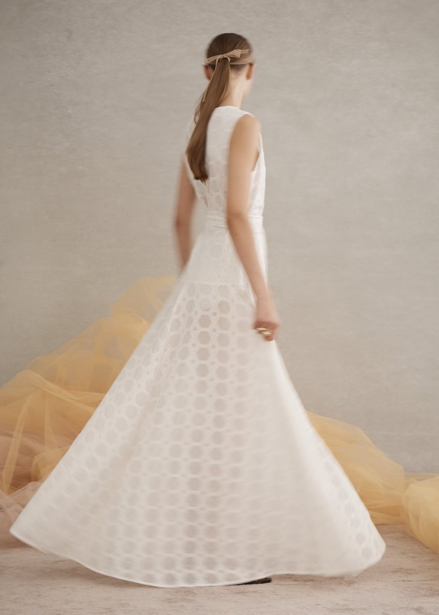 Luna Maxi Dress in White from LUXE DE VALENTINA at Edito boutique