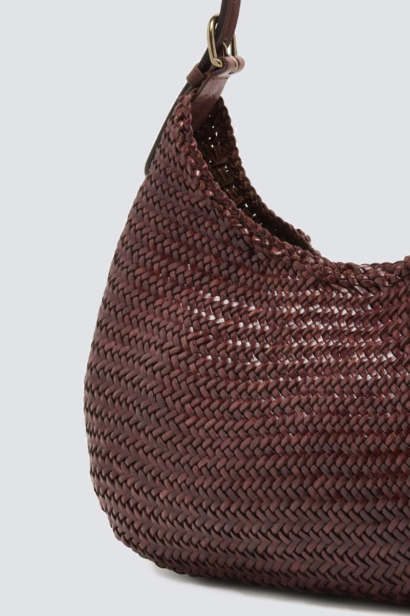 Luna Mezza Bag in Dark Brown from DRAGON DIFFUSION at Edito boutique