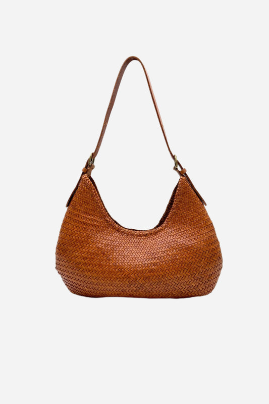Luna Mezza Bag in Tan from Dragon Diffusion