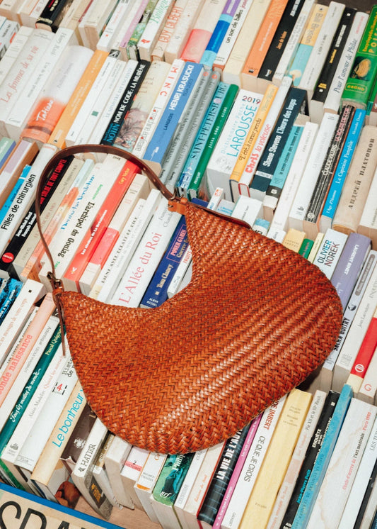 Luna Mezza Bag in Tan from Dragon Diffusion