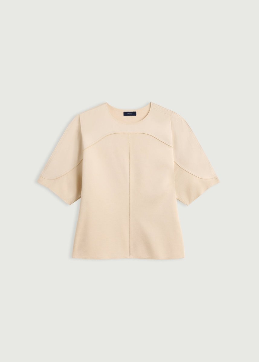 Lya Satin Top in Cream from SOEUR at Edito Boutique