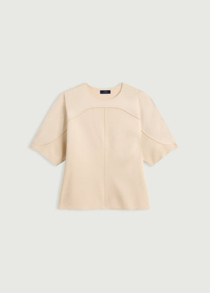 Lya Satin Top in Cream from SOEUR at Edito Boutique