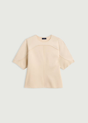 Lya Satin Top in Cream from SOEUR at Edito Boutique