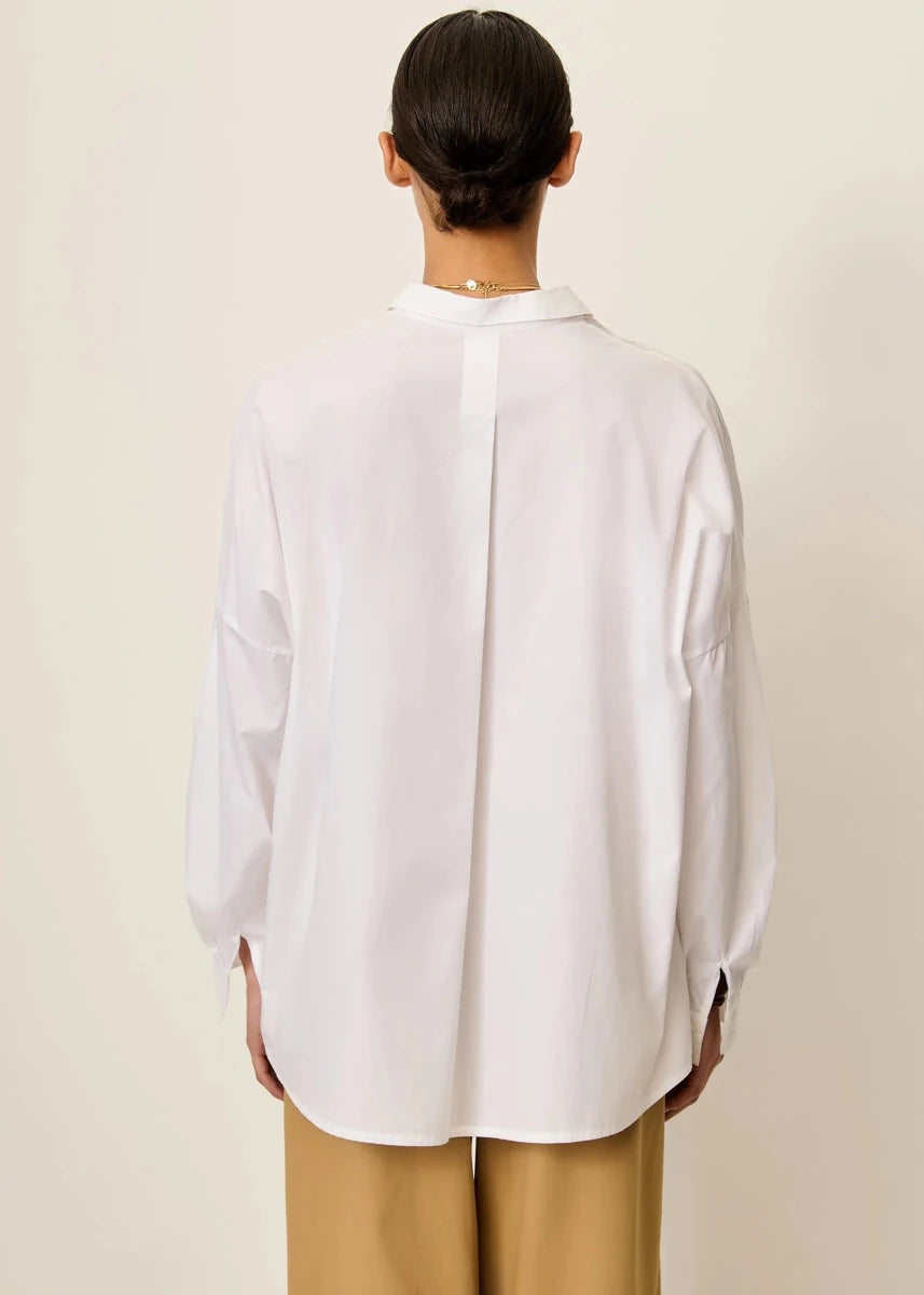 Maemi O Shirt in White from SESSUN at Edito Boutique