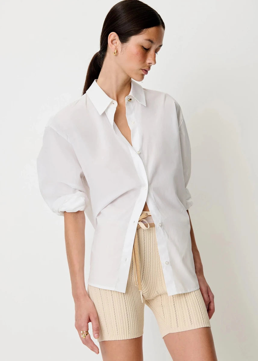Maemi O Shirt in White from SESSUN at Edito Boutique