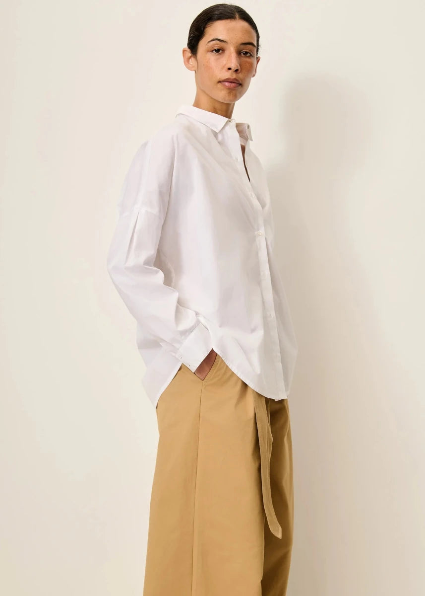 Maemi O Shirt in White from SESSUN at Edito Boutique