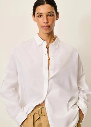 Maemi O Shirt in White from SESSUN at Edito Boutique