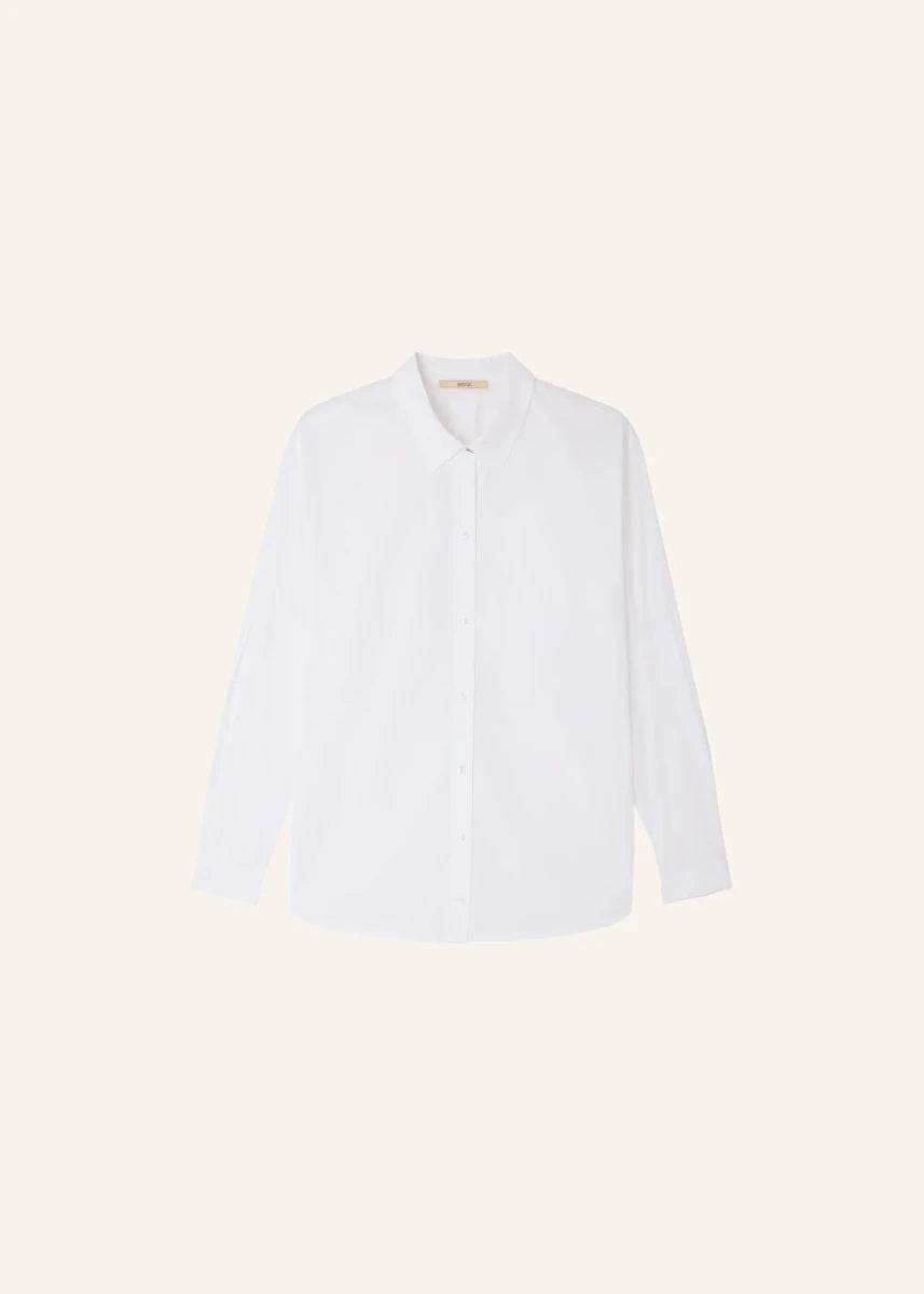 Maemi O Shirt in White from SESSUN at Edito Boutique
