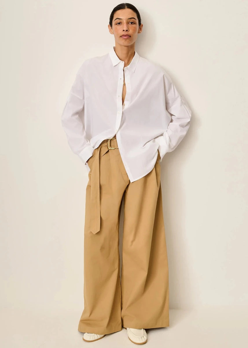Maemi O Shirt in White from SESSUN at Edito Boutique