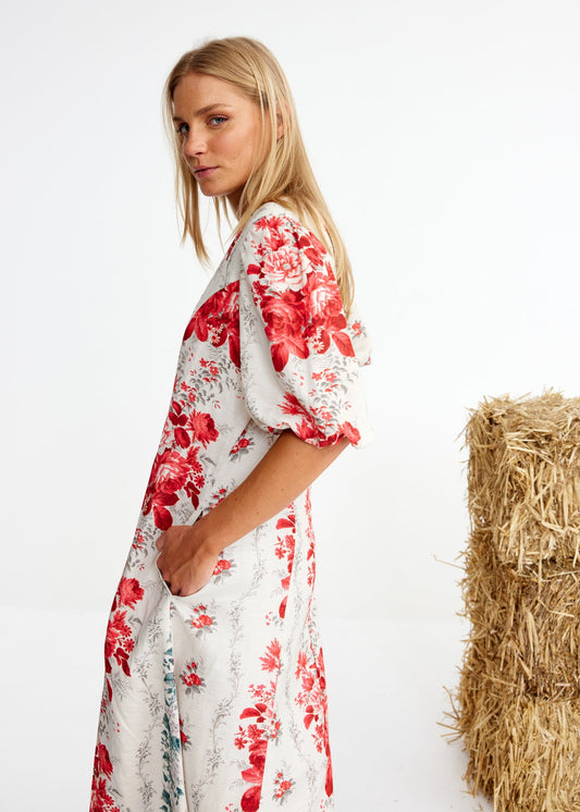 Magic Millions Midi Dress in Wallpaper from Binnywear
