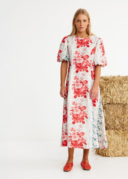 Magic Millions Midi Dress in Wallpaper from Binnywear