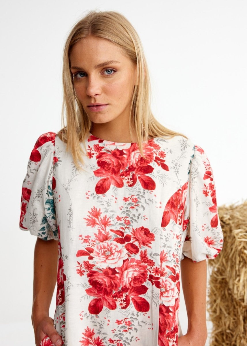 Magic Millions Midi Dress in Wallpaper from BINNYWEAR at Edito boutique