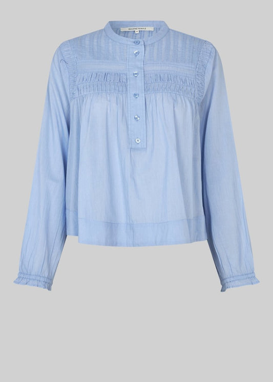Maise Blouse in Blue from SECOND FEMALE at Edito boutique
