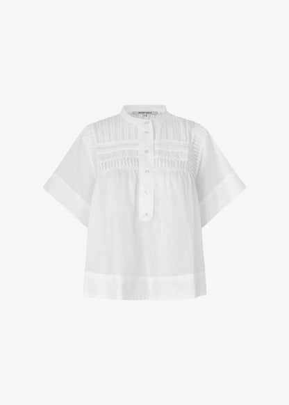 Maise SS Blouse in Egret from SECOND FEMALE at Edito Boutique