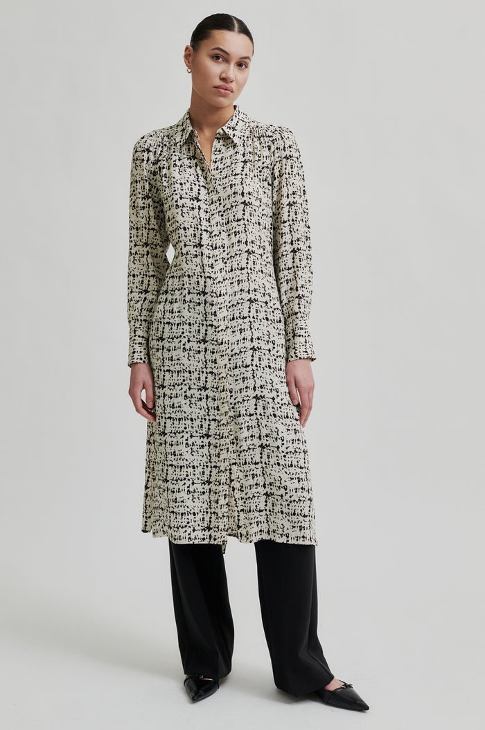 Maluka Dress in French Oak from SECOND FEMALE at Edito boutique