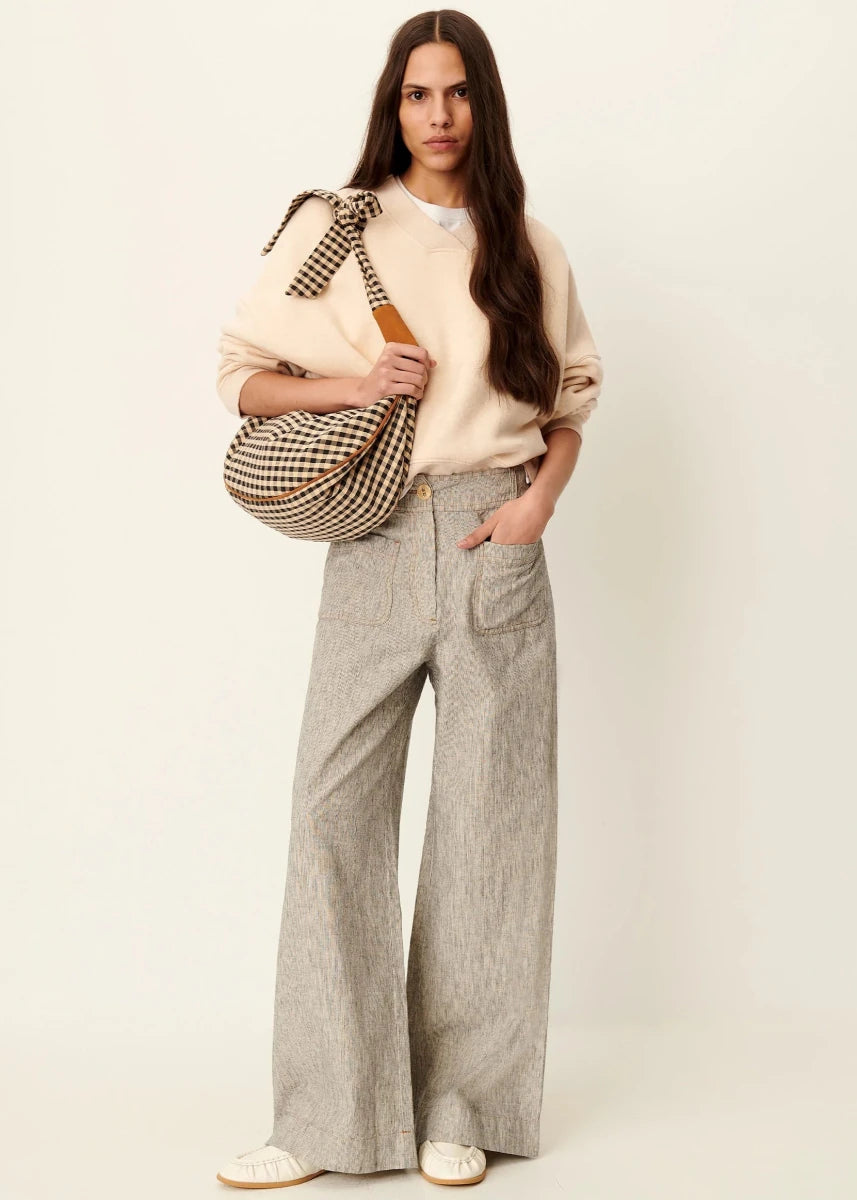 Manhatti Pants in Whiblack from SESSUN at Edito boutique