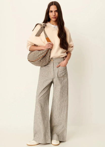 Manhatti Pants in Whiblack from SESSUN at Edito boutique