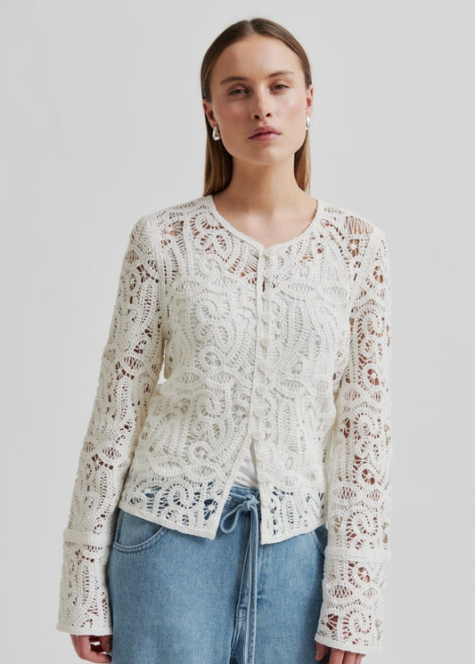 Marise Blouse in White from SECOND FEMALE at Edito boutique