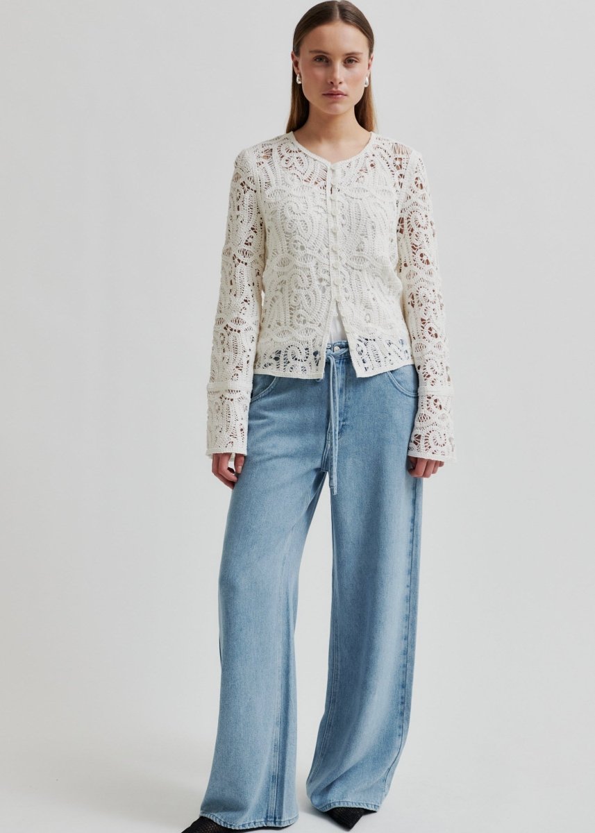 Marise Blouse in White from SECOND FEMALE at Edito boutique