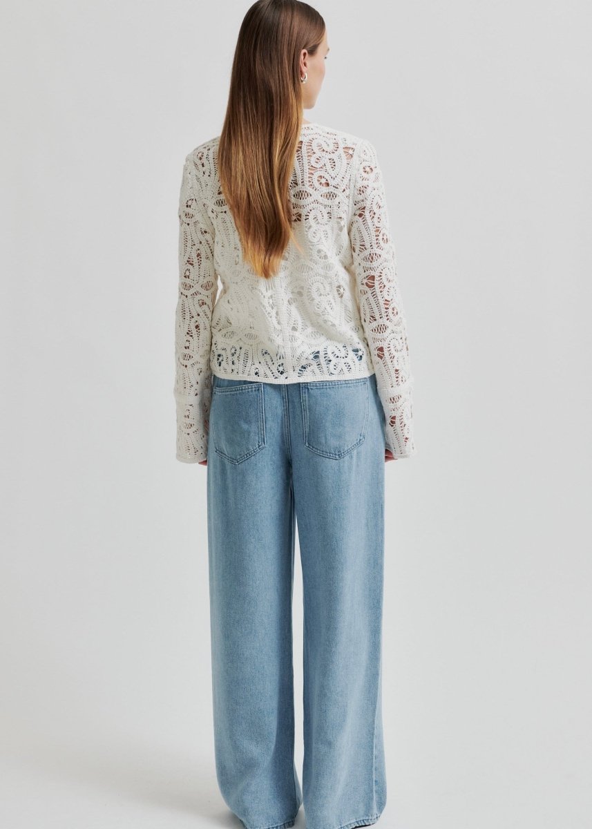 Marise Blouse in White from SECOND FEMALE at Edito boutique