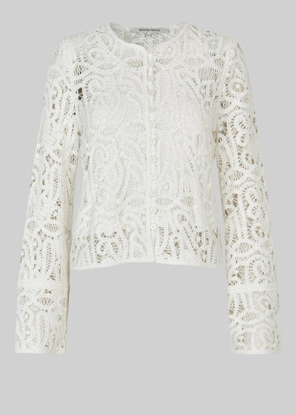 Marise Blouse in White from SECOND FEMALE at Edito boutique
