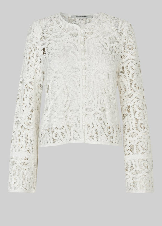 Marise Blouse in White from SECOND FEMALE at Edito boutique