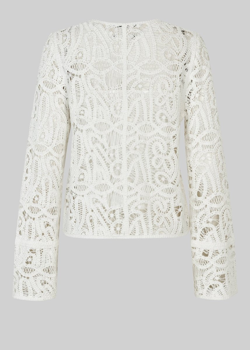 Marise Blouse in White from SECOND FEMALE at Edito boutique