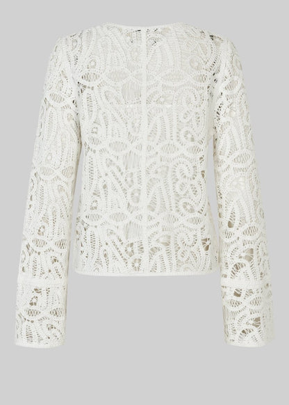 Marise Blouse in White from SECOND FEMALE at Edito boutique