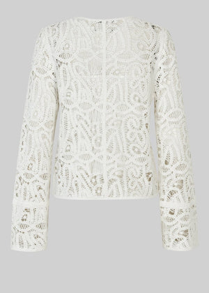 Marise Blouse in White from SECOND FEMALE at Edito boutique
