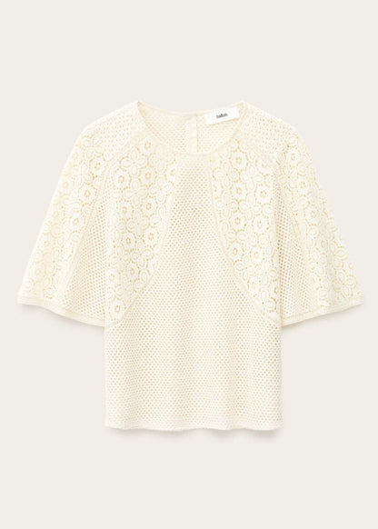 Marlow Top in Ecru from BA&SH at Edito boutique