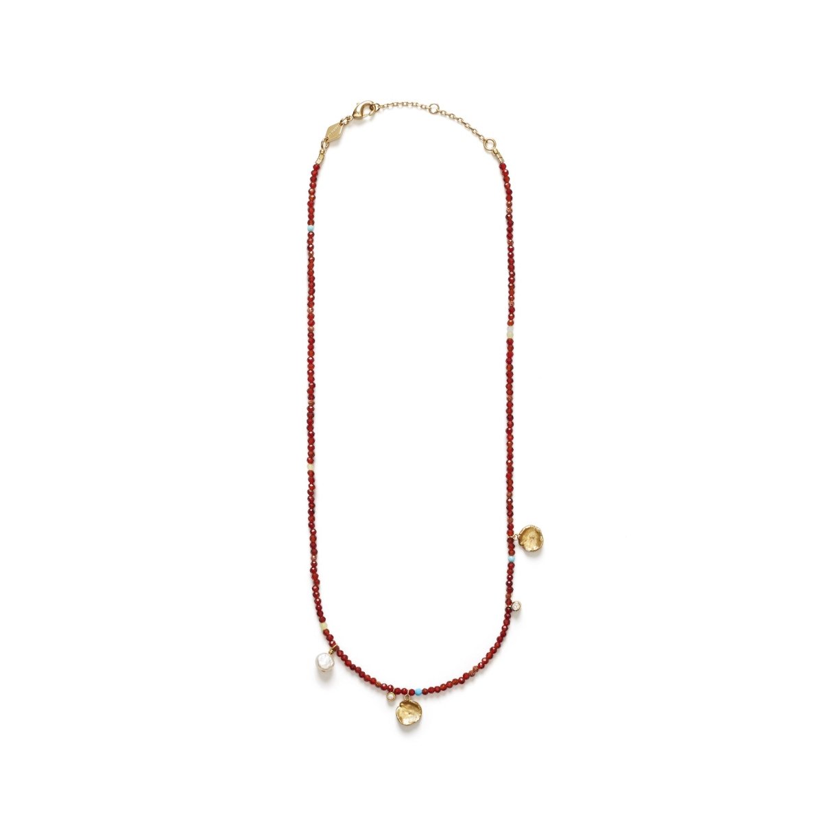 Maroon Harmony Necklace from ANNI LU at Edito boutique