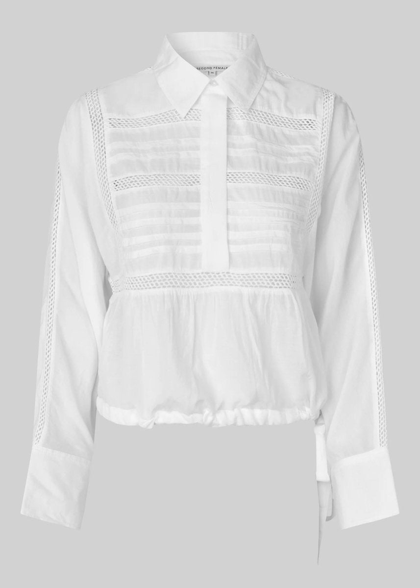 Martha Blouse in White from SECOND FEMALE at Edito Boutique