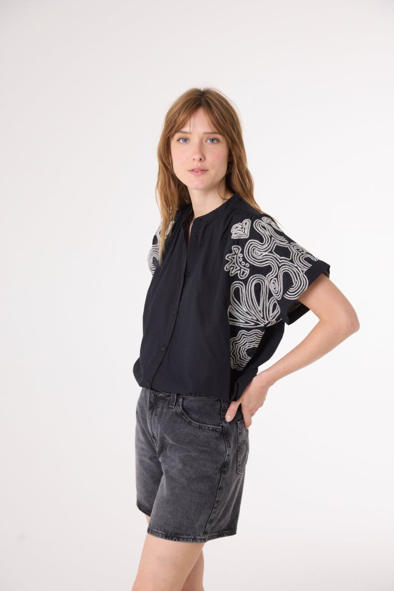 Maya Shirt in Dune from SACRECOEUR at Edito boutique