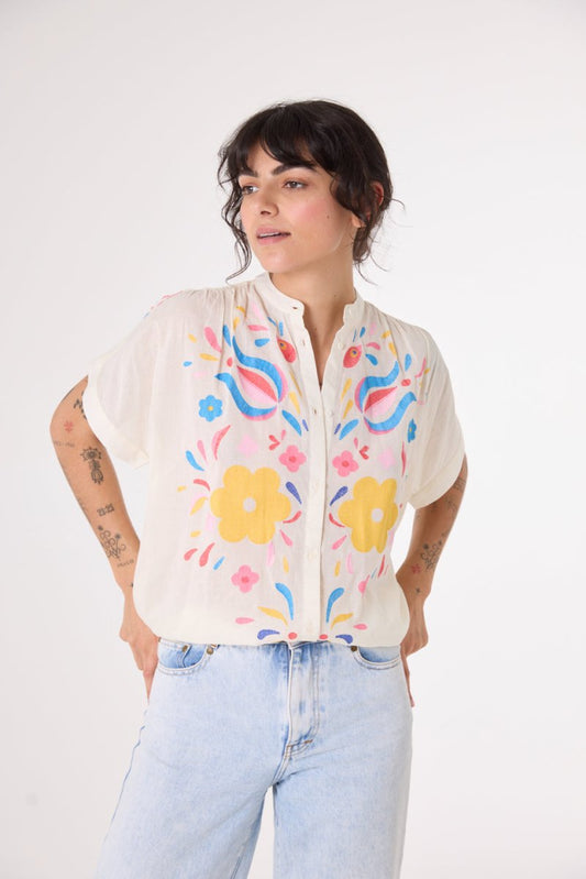Maya Shirt in Joy from SACRECOEUR at Edito boutique