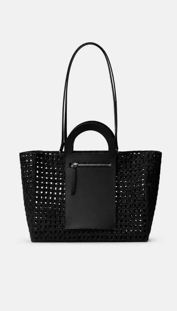 Medium Anakao Bag in Black from KALOES at Edito Boutique