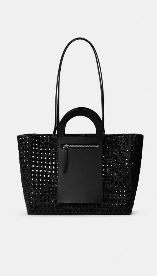 Medium Anakao Bag in Black from KALOES at Edito Boutique