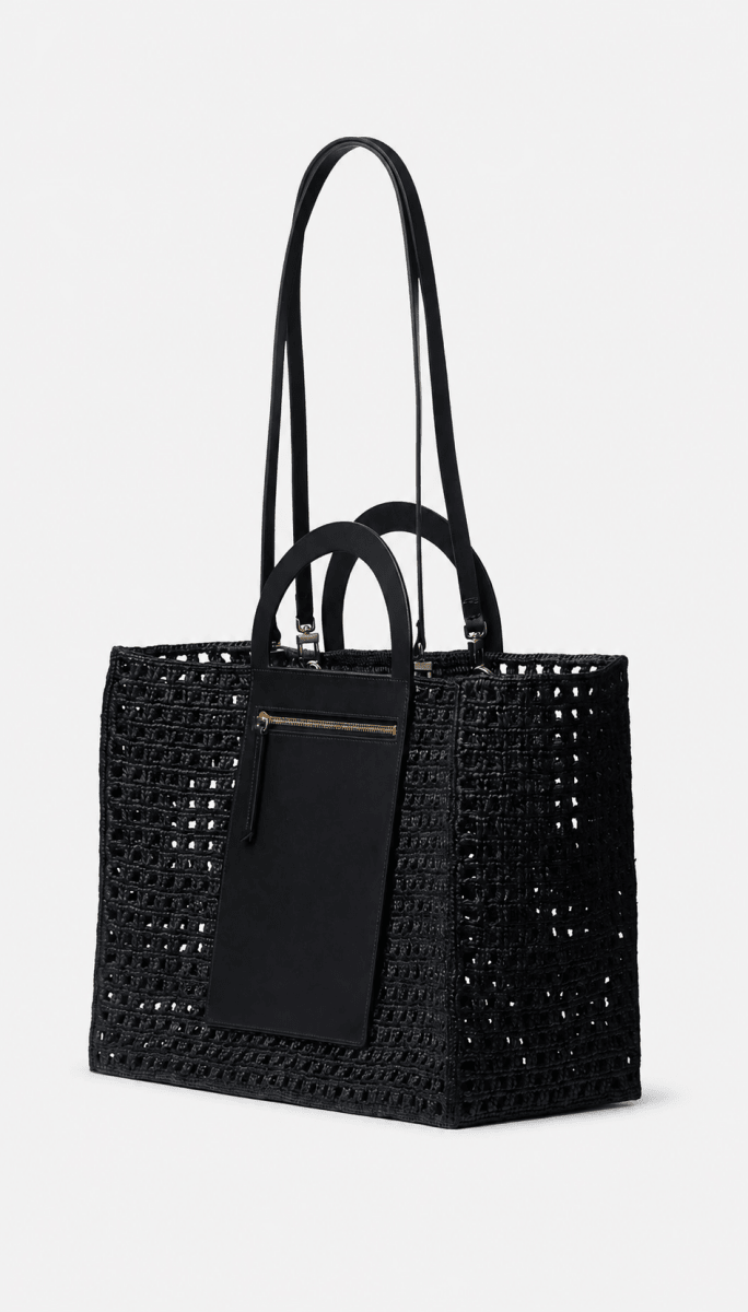 Medium Anakao Bag in Black from KALOES at Edito Boutique