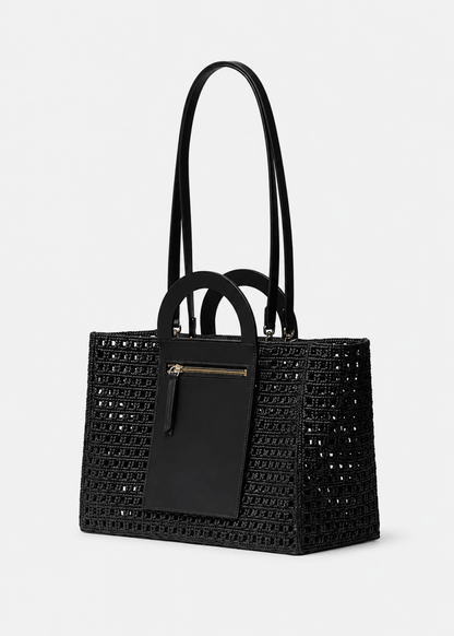 Medium Anakao Bag in Black from KALOES at Edito Boutique