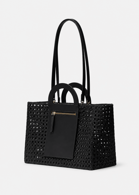 Medium Anakao Bag in Black from KALOES at Edito Boutique