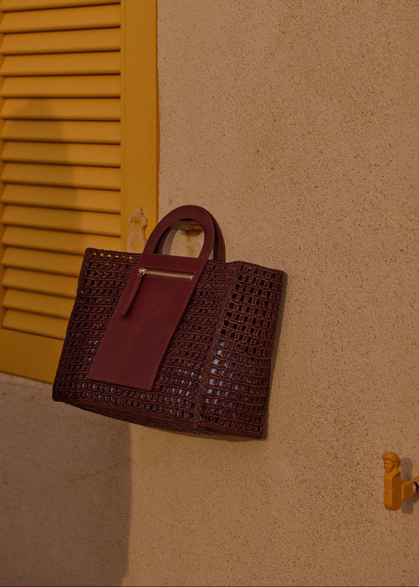 Medium Anakao Bag in Coffee from KALOES at Edito Boutique