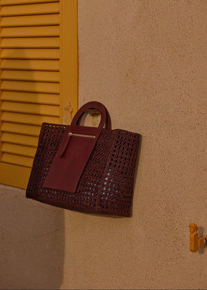 Medium Anakao Bag in Coffee from KALOES at Edito Boutique