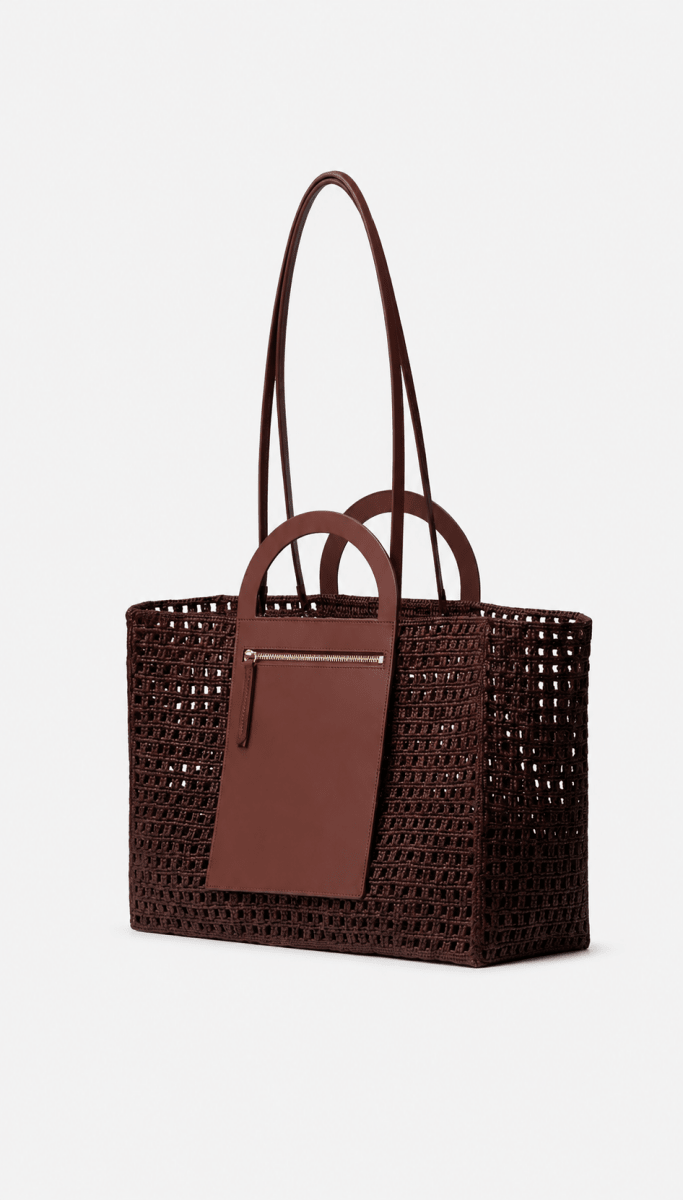 Medium Anakao Bag in Coffee from KALOES at Edito Boutique